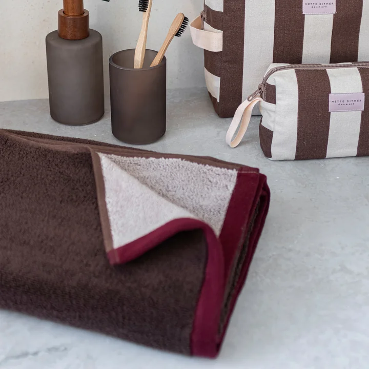 Mette Ditmer - Soft Tapis de bain, marron / sable