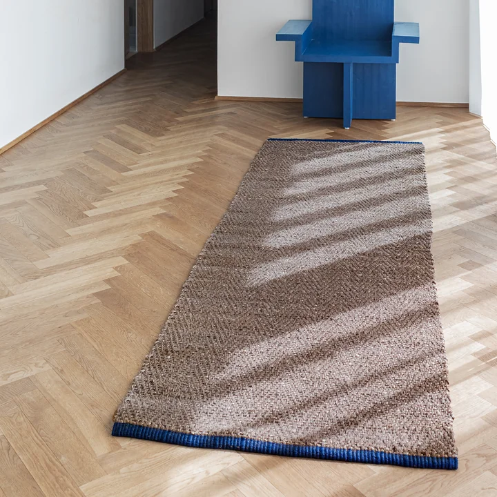 Mette Ditmer - Notes Tapis de jute, 80 x 245 cm, latte