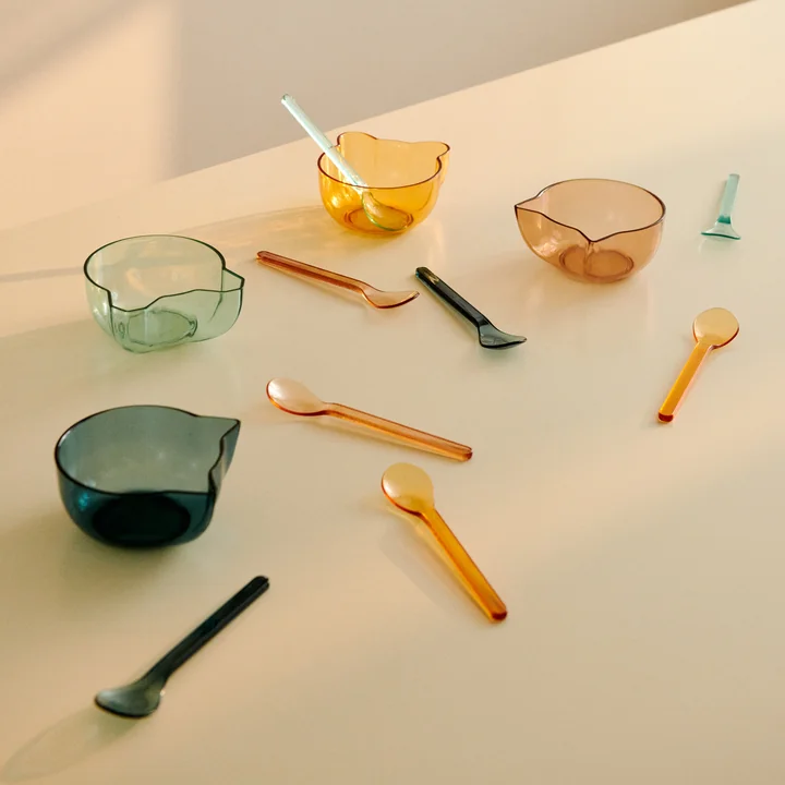 LIEWOOD - Berno Bols, 275 ml, indigo multi mix (set de 4)