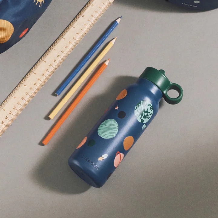 LIEWOOD - Falk bouteille d'eau, 350 ml, Universe / classic navy