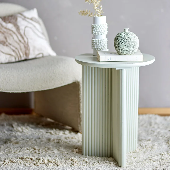 Bloomingville - Edith table d'appoint, blanc