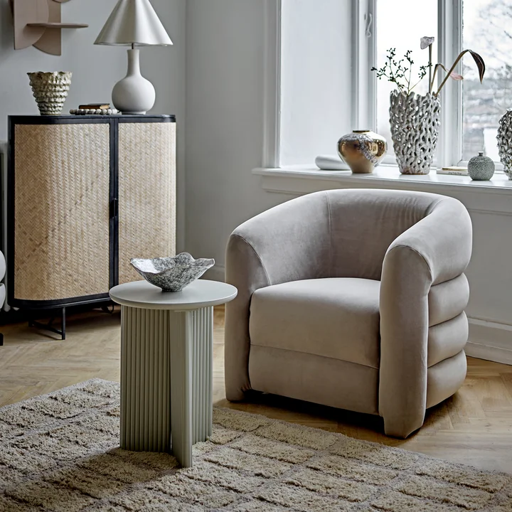 Bloomingville - Edith table d'appoint, blanc