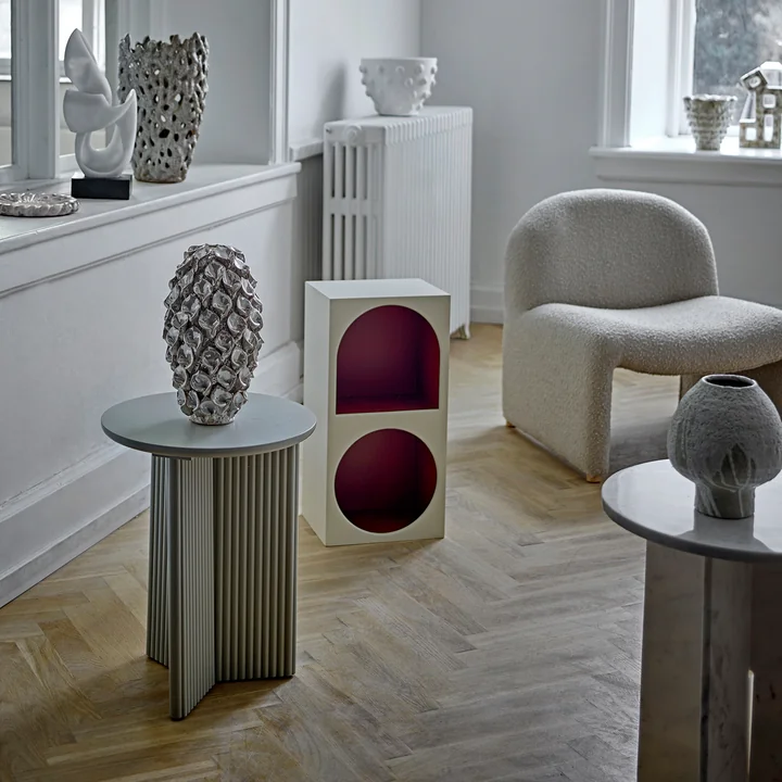 Bloomingville - Edith table d'appoint, blanc