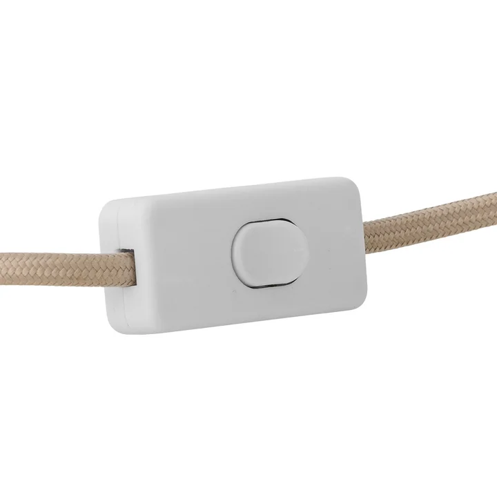 Bloomingville - Emmie Lampe de table, blanc, interrupteur