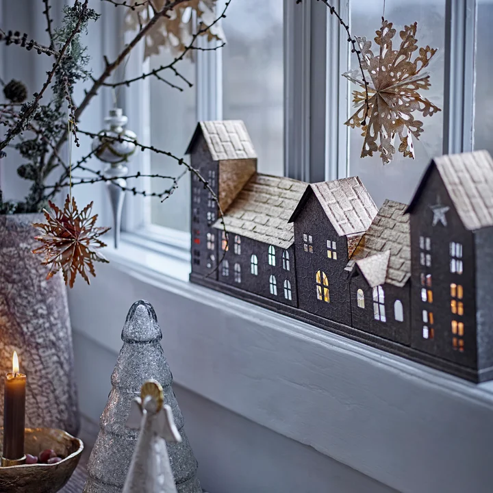 Bloomingville - Noeli Porte-bougie à chauffe-plat, or