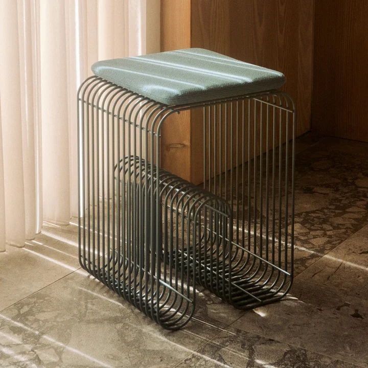 AYTM - Curva Tabouret, dusty blue