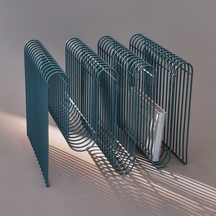 AYTM - Curva Porte-magazine, dusty blue