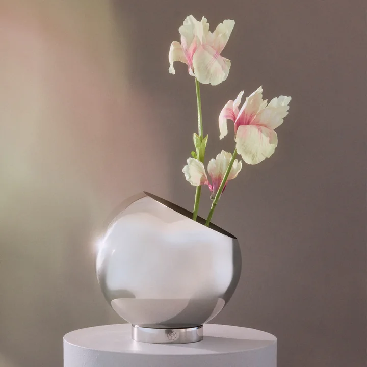 AYTM - Globe Pot de fleurs, argent