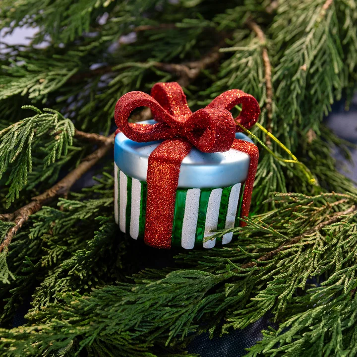 & klevering - Gift Ornament, vert / multicolore