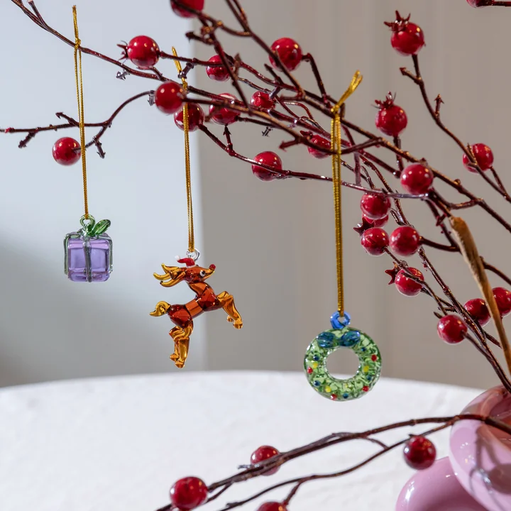 & klevering - Merry Ornament #1, multicolore (set de 3)