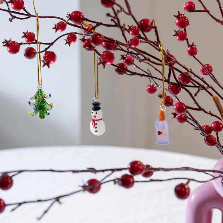 & klevering - Merry Ornament #2, multicolore (set de 3)