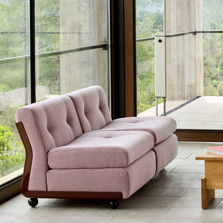 HAY - Amanta Canapé 2 places, burgundy red / rouge ( HAY Yuma 1851)