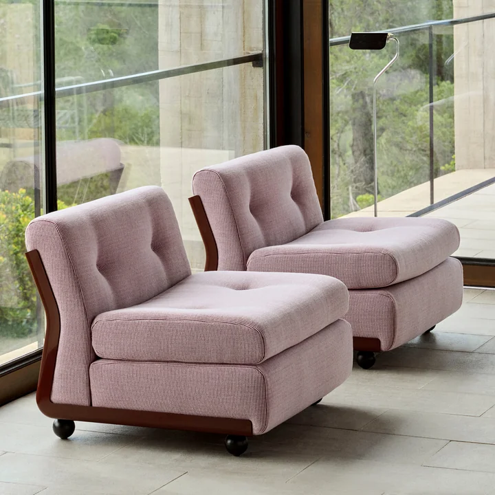 HAY - Amanta Canapé 1 place, burgundy red / rouge ( HAY Yuma 1851)