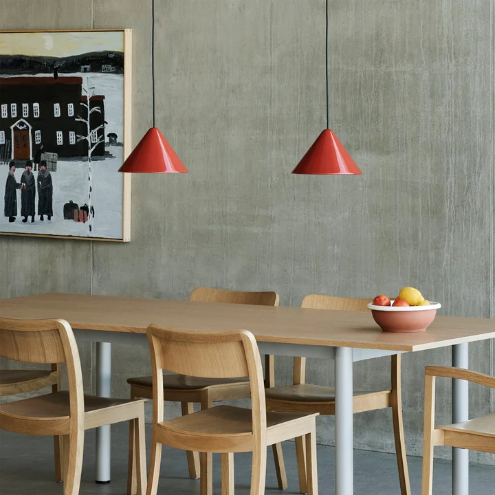 HAY - Compass Lampe à suspendre, Ø 26 cm, pompeian red