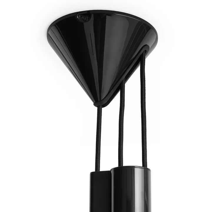 HAY - Compass Lampe suspendue, Ø 43 cm, réglable en hauteur, soft black