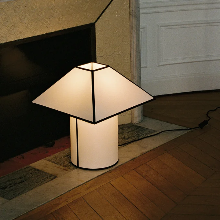 HAY - Ava Pyramid Lampe de table Ø 29 cm, blanc