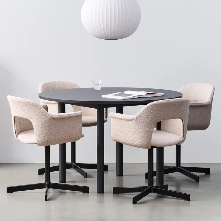 HAY - Annex Table de salle à manger, gris foncé / charcoal