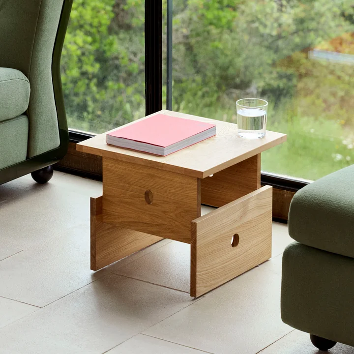 HAY - Woodbox table basse, chêne huilé