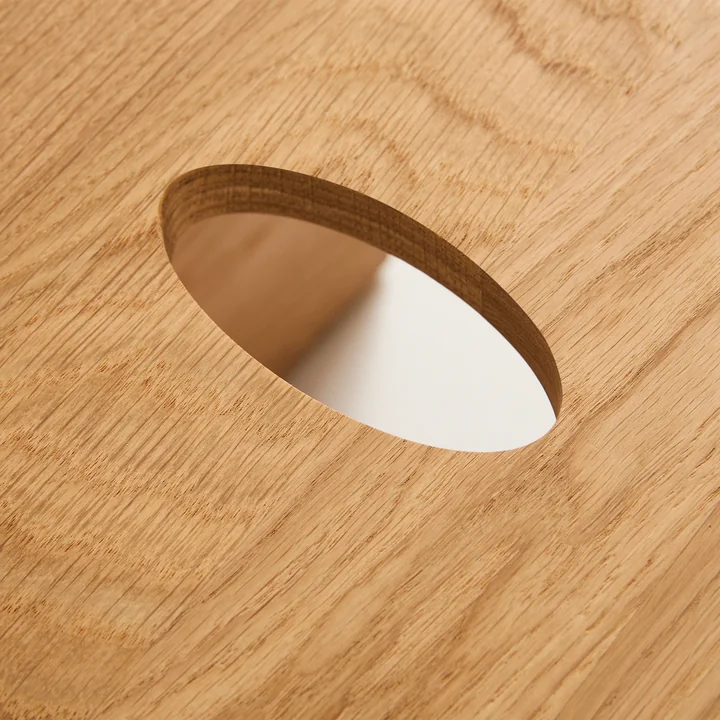 HAY - Woodbox table basse, chêne huilé