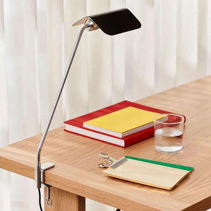 HAY - Apex Lampe de bureau à pince, iron black