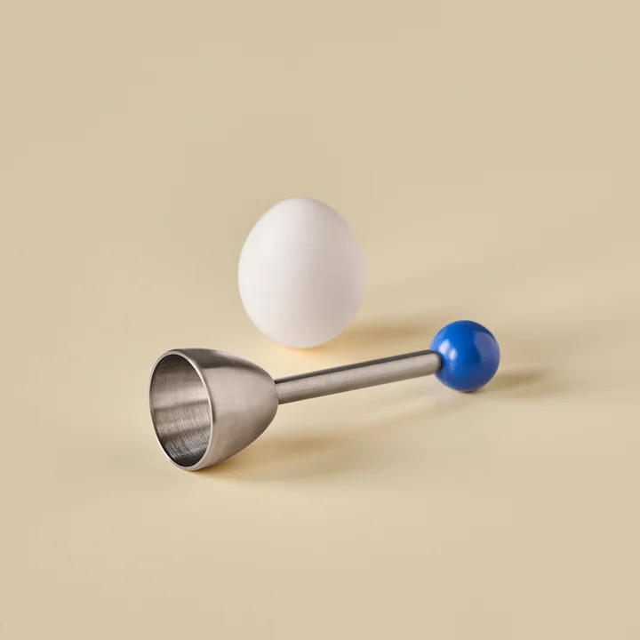 Nicolas Vahé - Egg ouvre-œufs, H 13 cm, bleu