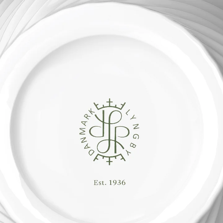 Lyngby Porcelæn - Twist vase, blanc