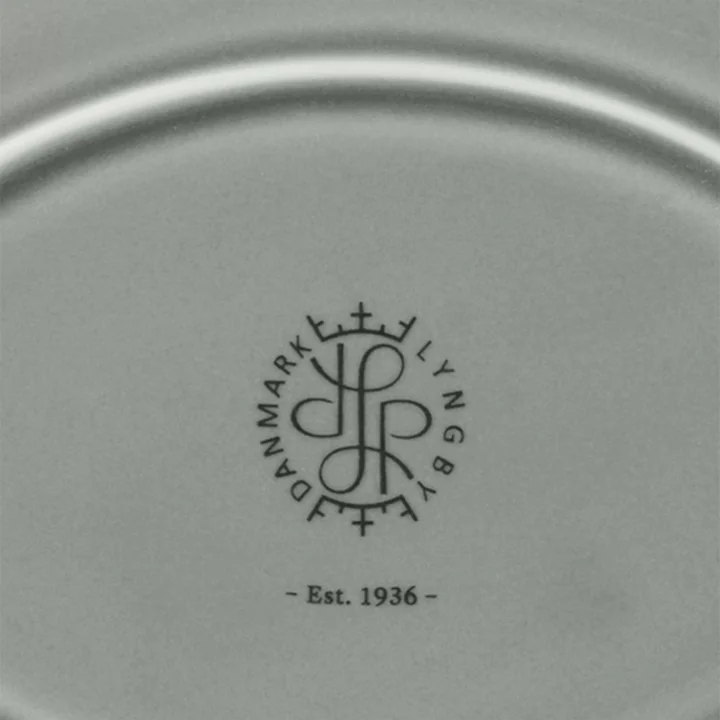 Lyngby Porcelæn - Rhombe Earth plat de service, mousse