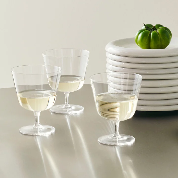 HAY - Curve Verre Steam, small, transparent