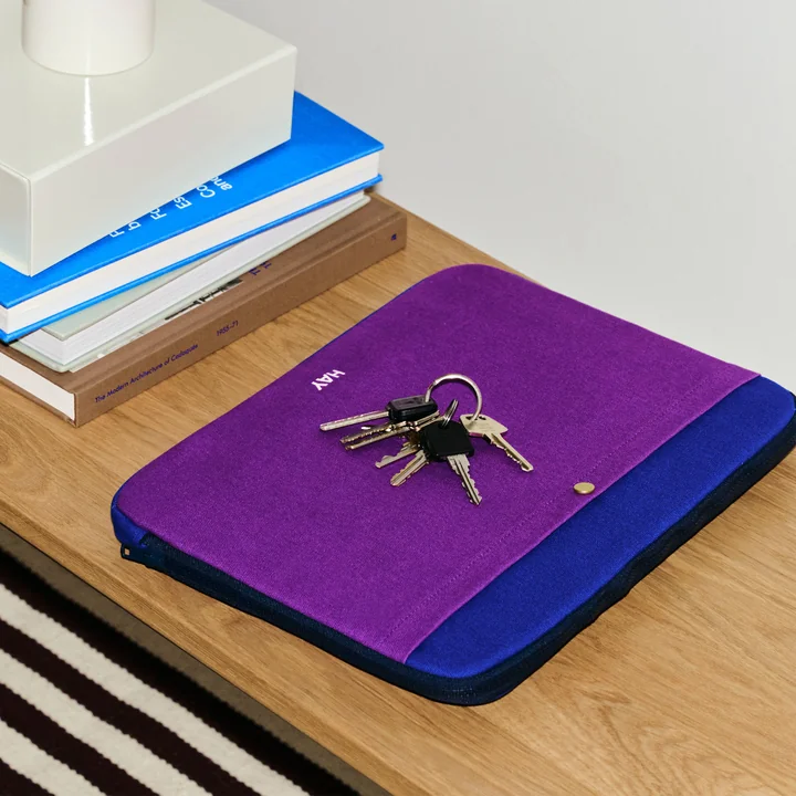 HAY - Multi Laptop Cover, 34,5 x 26 cm, pourpre multi
