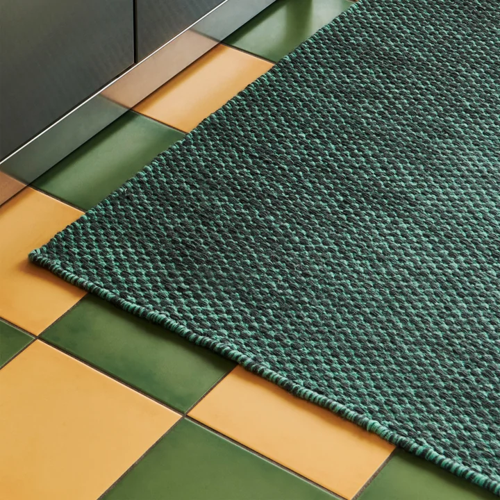HAY - Moiré Paillasson, vert émeraude
