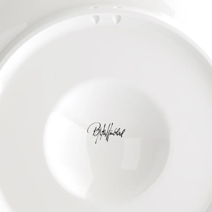Bjørn Wiinblad - Olga plat de service Ø 33 cm, bleu / blanc
