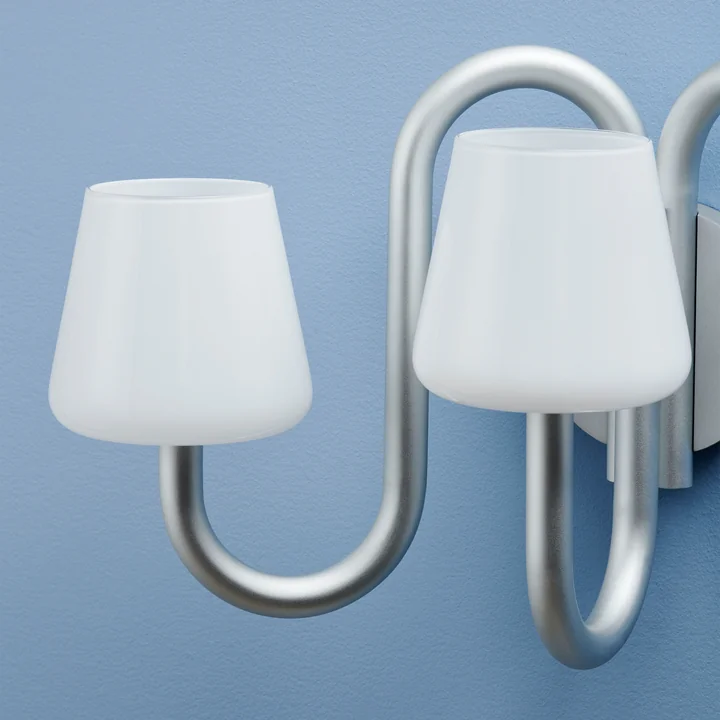 HAY - Apollo Applique murale, verre blanc opalin