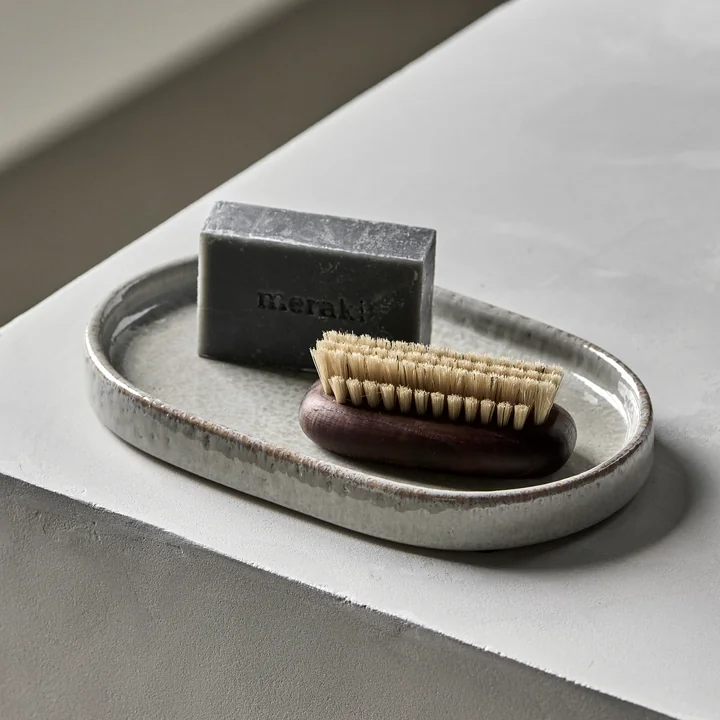 Meraki - Datura Plateau, 20 x 1 2. 5 cm, shellish grey