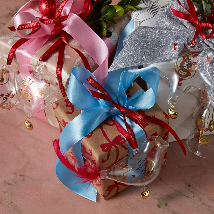 Holmegaard - Ann-Sofi Romme Christmas Bird, small / clair (2025)