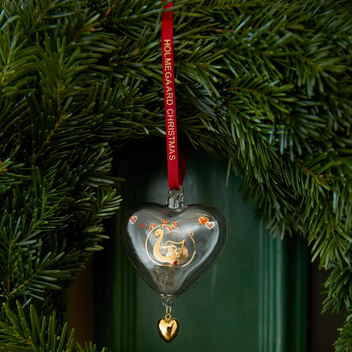 Holmegaard - Cœur de Noël 2025 Ann-Sofi Romme petit, clair