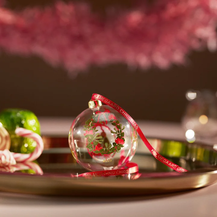 Holmegaard - Boule de Noël 2025, claire