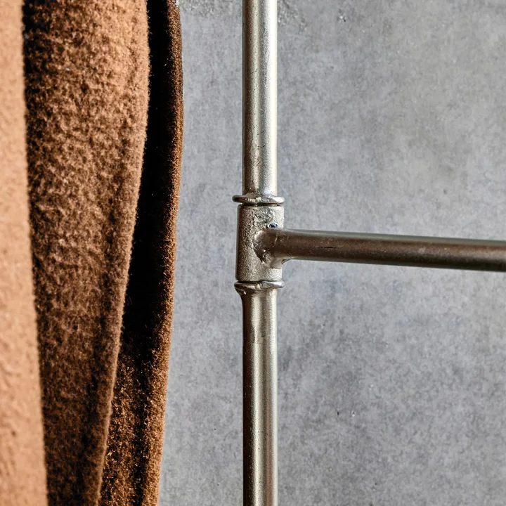 House Doctor - Flex Barre à crochets, H 70.5 cm, finition argentée