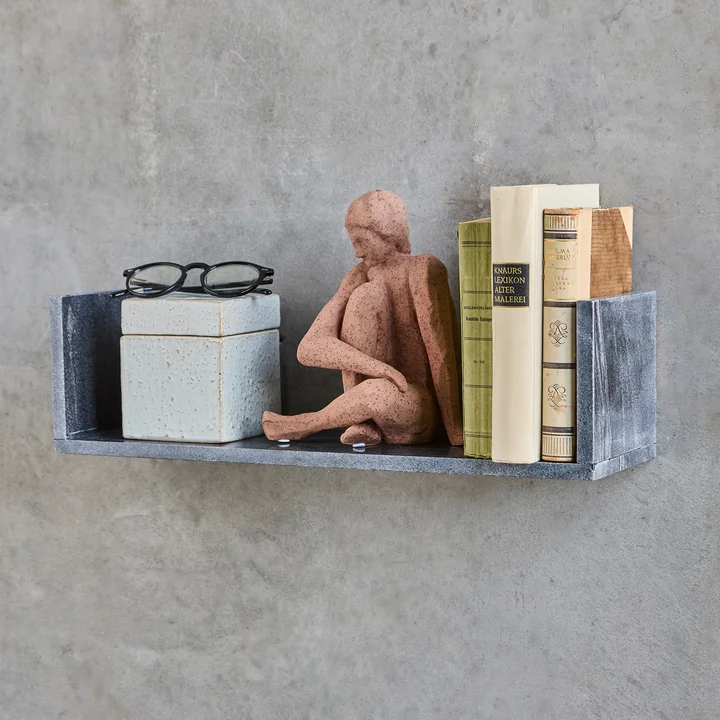 House Doctor - Marr Étagère, marbre, noir