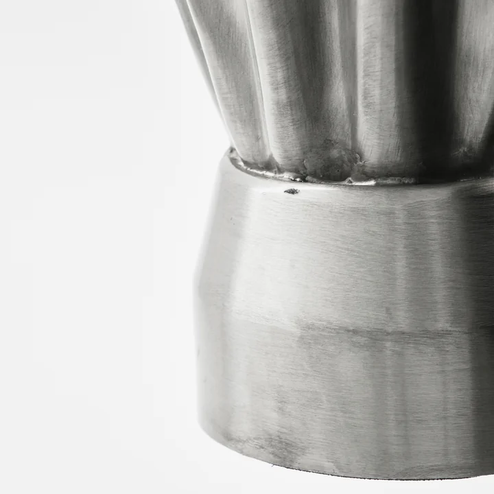 House Doctor - Flood Vase, Ø 23 x H 33 cm, finition argent brossé