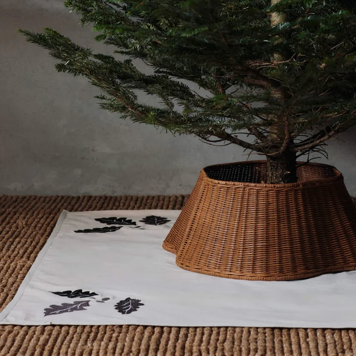 Ferm Living - Braided Bordure de sapin de Noël, naturel