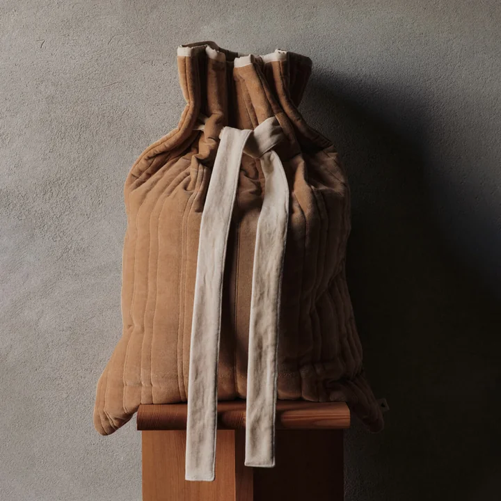 Ferm Living - Vari Sac cadeau, marron (velours)