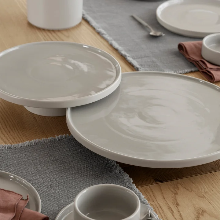 Blomus - Pilar plat à tarte S, mirage grey