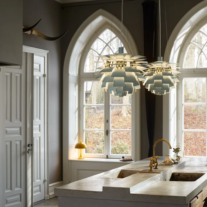 Louis Poulsen - PH Artichoke, dusty green / chromé