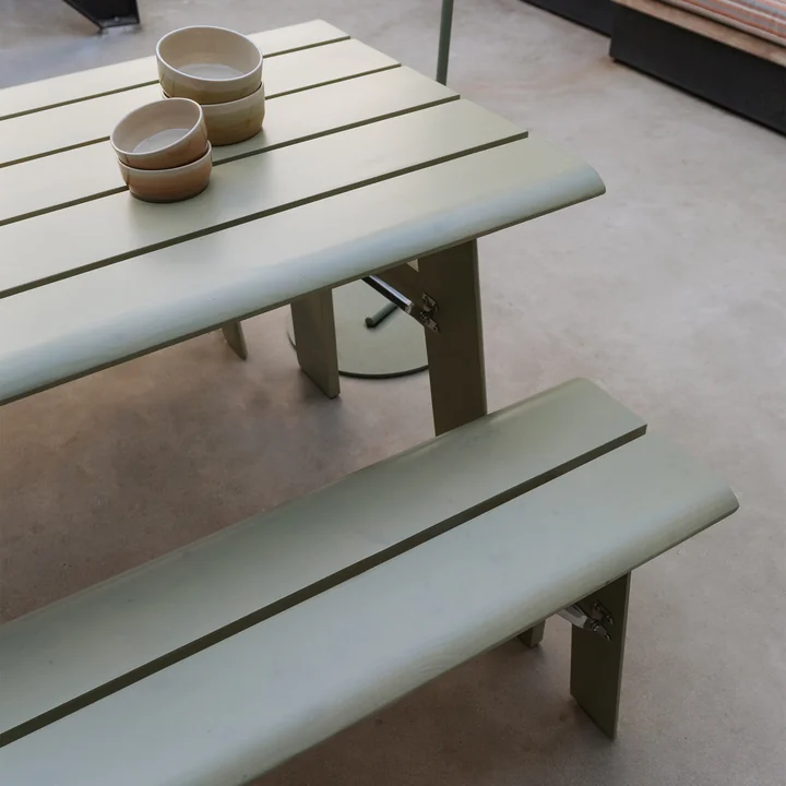 Zuiver - Avenue Ensemble de jardin, desert sage (3 pièces)