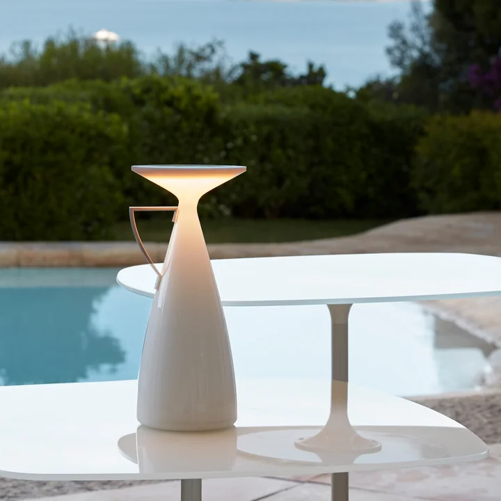 Kartell - Camomille Lampe à accu (LED), blanc