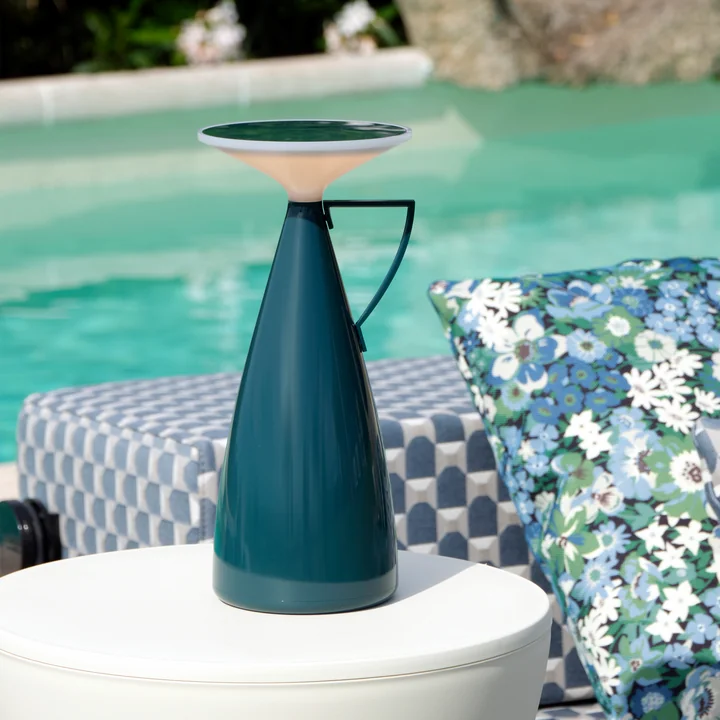 Kartell - Camomille Lampe à accu (LED), pétrole