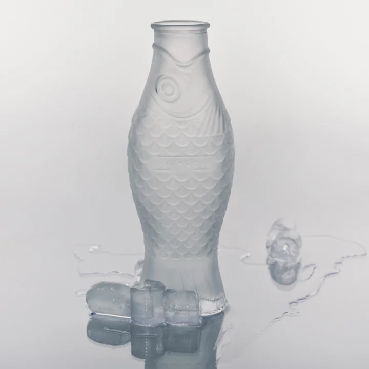 Serax - Fish & Fish Carafe, blanc givré