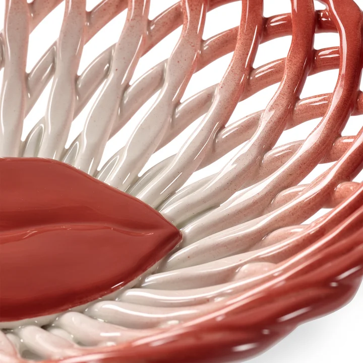 Serax - Salvador Corbeille, rouge / blanc