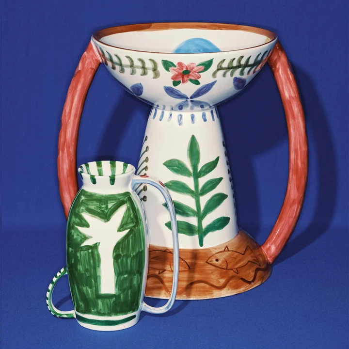 Serax - Santiago de Borja Cocona et vase Charapita, mix