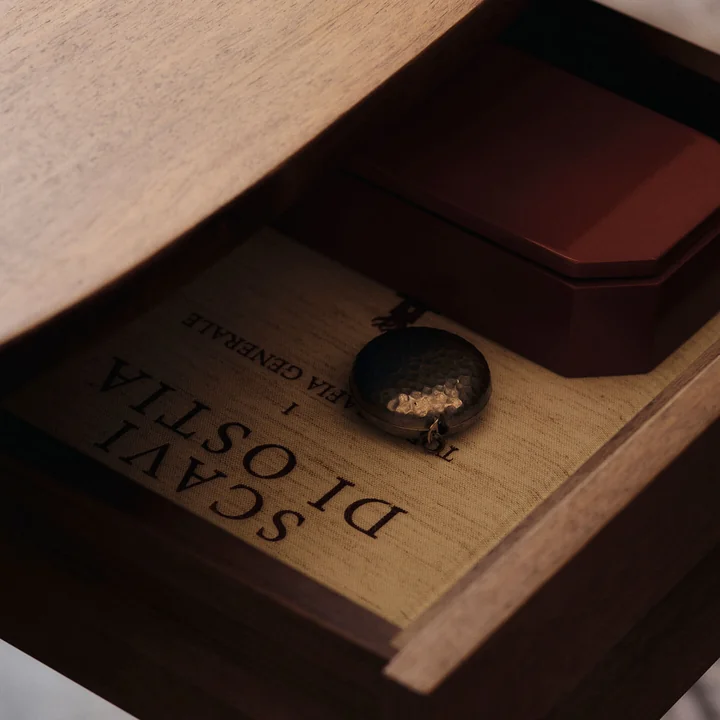 Ferm Living - Feve Table de salle à manger, 160 x 86 cm, noyer